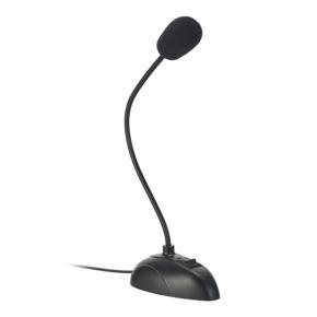 3C Home Flexible Stand Mini Studio Speech Microphone 3.5mm Plug Gooseneck Mic Wired Microphone for Computer PC Desktop Notebook