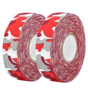 ARELENE 2 Rolls Hockey Tape Cloth Athletic Sports Stick Baseball Tape Easy to Stretch and Tear Cloth Tape for Ice Hockey,Skiing