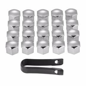 BRADOO 17mm 20Pcs/Lot Wheel Lug Bolt Center Nut Covers Caps 321601173A for Skoda Octavia A5 A7