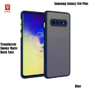 Samsung Galaxy S10 Plus Translucent Matte Cover (Shockproof And Anti-Drop Protection) Smoky Frosted Case