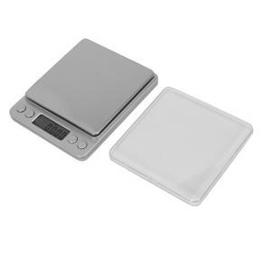 XHHDQES 2pcs 500G x 0.01G Electronic Food Scales Pocket Case Postal Kitchen Jewelry Weight Balance Digital Scale with 4 Tray