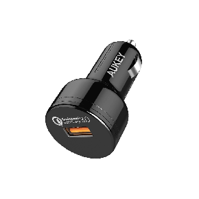Aukey Quick Charge 3.0 Car Charger 24W with 3.3ft A to C Cable