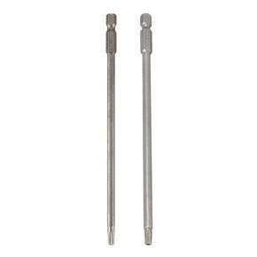 BRADOO- 2Pcs 1/4 Inch Hex Shank 4Mm Tip Torx Security Screwdriver Bit - T20 & T25