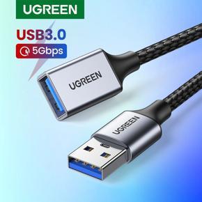 Ugreen USB 3.0 Cable USB Extension Cable Male to Female Data Cable USB3.0 Extender Cord for PC TV USB Extension Cable