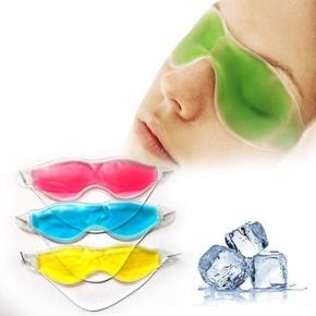 Relaxing Tired Eyes & Headache Relief Hot Cold Cooling Gel Eye Mask Ice Bag