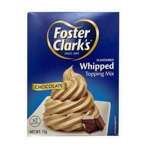 Foster Clark's Whipped Topping Mix  72g Pack Chocolate