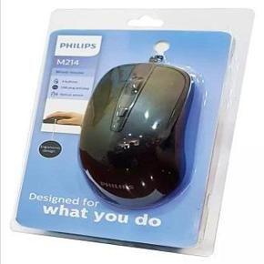 Philips Wired Mouse M214 -200 Series 3 buttons, USB , Optical Sensor, Ergonomic Design