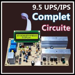 Ips/ups complete Circuit 9.5 board With 1602 Disply