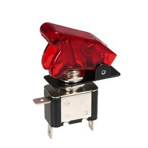 Car Toggle Switch 12V 20A LED Light Toggle Engine Ignition Switch On Off Bu-tton Green Cover