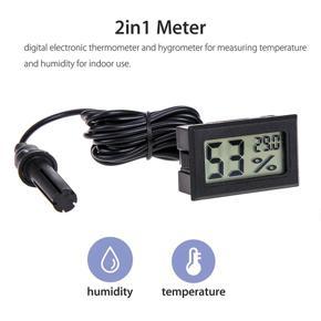 Mini Hygrometer Temperature and Humidity Meter Digital Temperature and Humidity Meter with Probe Replace W1209 Incubator HTC-1 HTC-2