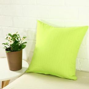 Plain Solid Color Throw Pillow Case Home Sofa Linen Cotton Square Cushion Cover