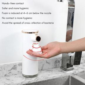 XHHDQES Automatic 400ML Electric Soap Dispenser with Sensor for Kitchens and Bathroom Soap Dispenser Soap Dispenser