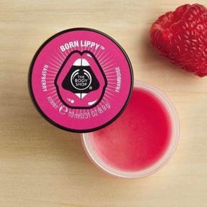 The Body Shop Born Lippy Lip Balm Pot - Raspberry