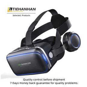 TIEHANHAN VR Virtual Reality Headphone 3D Glasses Box Stereo Wireless Headset Helmet for Smart Mobile Phone
