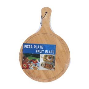 10 Inch Wooden Pizza Platter - Brown