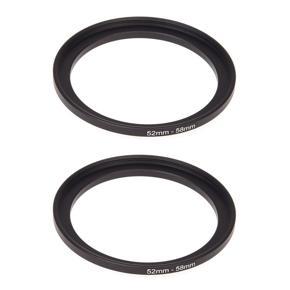 XHHDQES 2X Camera 52mm Lens to 58mm Accessory Step Up Adapter Ring