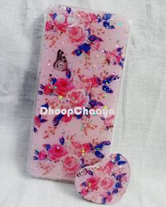 OPPO A1K / Realme C2 - 3D Flexible Silicone Fashionable Ladies Cover with Love Pop Up Socket