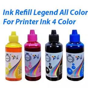 Ink Refill Legend All Color For Printer Ink 4 Color 4 pcs