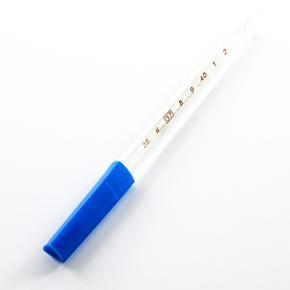 Glass Thermometer Triangular Mercury Thermometer Clear Scale for Armpit Oral Use 10Pcs/Box