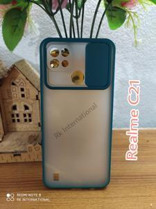 For Realme C21 Camshield Slider case back cover