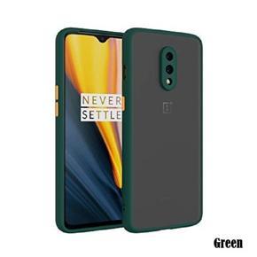 OnePlus 7 Translucent Matte Cover (Shockproof And Anti-Drop Protection) Smoky Frosted Case