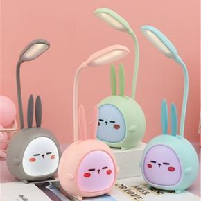 Leno Cute Cartoon Desk Lamp Eye Protection Energy-saving Reading Lamp USB Charging Sleeping Night Light LED Table Lamp