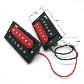 XHHDQES Electric Guitar Neck and Bridge Pickup Set Double Coil Humbucker Pickups for Electric Guitar Bridge Pickup Replacement
