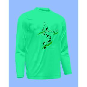 Badminton 8 Pest  long Sleeve T-Shirt For Men