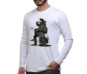 Winter Motor Bicke Full Sleeve T-shirt For Men