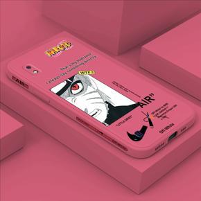 Hontinga for Samsung A10 Case Side Design New Anime Naruto for Boys Back Cover Soft Square Edge Pattern Liquid Silicone Trend Phone Cases