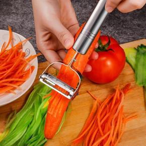 Stainless Steel Multi-function Vegetable Peeler&ampJulienne Cutter Julienne Carrot Grater Kitchen Tool