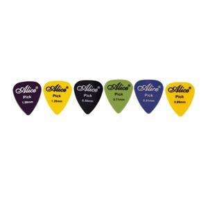 XHHDQES Alice Guitar Pick 120 Pieces Plectrum Mediator Mix 0.58-1.5