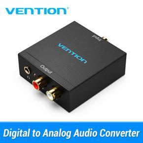 Vention Digital to Analog Audio Converter DAC Digital SPDIF Optical to Analog L/R RCA Converter for PS3 HD DVD PS4 TV Home