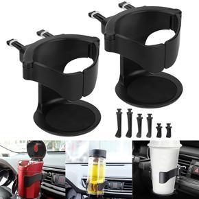ARELENE 2Pcs Car Cup Holder Car Air Outlet Cup Holder Car Beverage Cup Holder Adjustable Vent Cup Holder