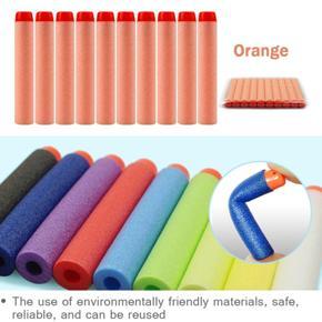 Wholesale! 50Pcs Toys Accessories Refill Foam Darts Bullet for Nerf N-strike Elite Series Blasters （orange） -