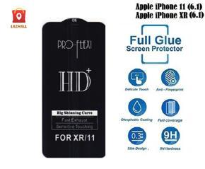 Apple iPhone XR (6.1) Tempered Glass Screen Protector OG Type (Better than 5D/6D/9D/11D) Tempered Glass -Black