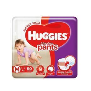 Huggies Wonder Pants M 50s (7-12 kg) BUBBLE BED