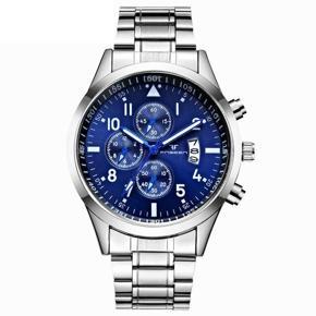 Fngeen Watches Men Casual Relogio Masculino Quartz Stainless Steel Waterproof Wristwatch Montre Watch With Calendar