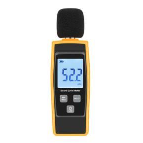 GMTOP LCD Digital Sound Level Meter DB Meters 30-130dBA Noise Volume Measuring Tool Decibel Monitoring Tester with Max/Min/Data Hold Mode