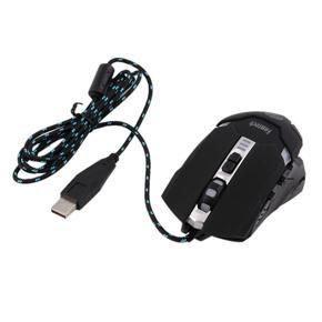 Fantech Wired Optical LED Game Mouse 7 Button 3200DPI 7D Gaming For PC Laptop - Black