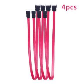 4pcs/set High speed SATA 7pin male to female M/F extension HDD connector sync data cable Computer Connection And Plugin