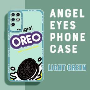 Hontinga for Infinix Note 10 Back Cover Cartoon Cookie Sign Case Camera Protection Soft Silicone TPU Phone Cases