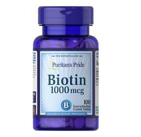 Puritan's Pride Biotin 1000 mcg 100 counts( made in usa)