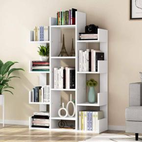 book shelf melamine board white/ Laminated Board Book Shelf | Books Display Shelving | Multipurpose Rack Storage | Bookshelf creative storage shelf | Combination Shelf Floor Standing Bookcase size 36"