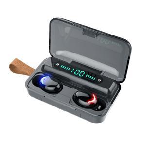 DASI F9-10 TWS Wireless Bluetooth 5.0 Headset HIFI Surround Noise Cancelling Headphone Waterproof Earbuds Touch Earphone With Chagring Case