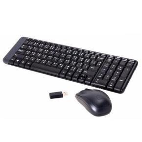 Logitech MK220 Compact Wireless Keyboard and Mouse Combo for Windows, 2.4 GHz Wireless with Unifying USB-Receiver, 24 Month Battery, Compatible with PC, Laptop