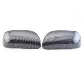 ARELENE 1 Pair ABS Carbon Fiber Look Side Rear View Mirror Cover for Toyota Corolla 2007-2013 87915-02910 87945-02910