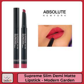 Absolute New York Supreme Slim Demi Matte Lipstick - Modern Garden