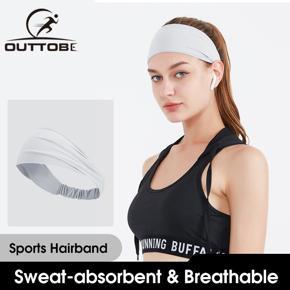 Outtobe Sports Headband Workout Sweatbands Elastic Non Slip Sweatbands Outdoor Quick-drying