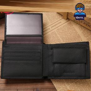Pure Leather Wallet For Men Black